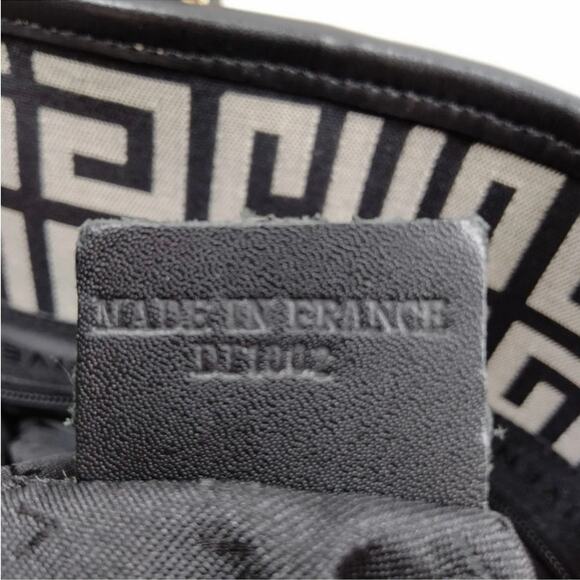 Authentic Givenchy Canvas & Leather Tote – Geometric Print Adjustable Straps - Picture 7 of 16